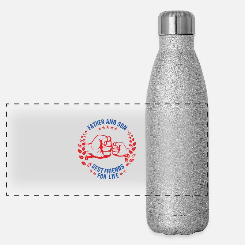 Father & Son USA Panoramic Glitter Thermal Bottle 500 ml