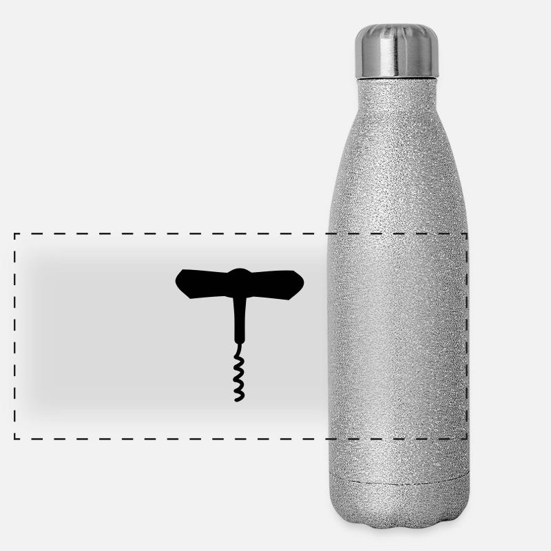 corkscrew Panoramic Glitter Thermal Bottle 500 ml