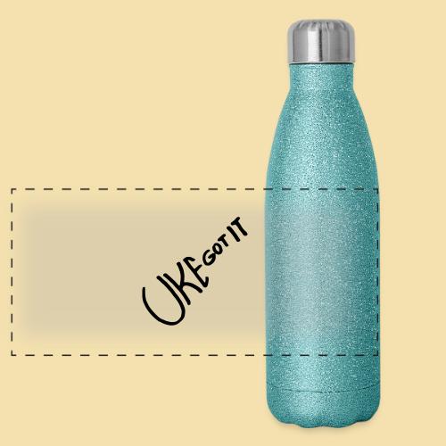 Uke got it - Panorama Glitzer Edelstahl Thermosflasche