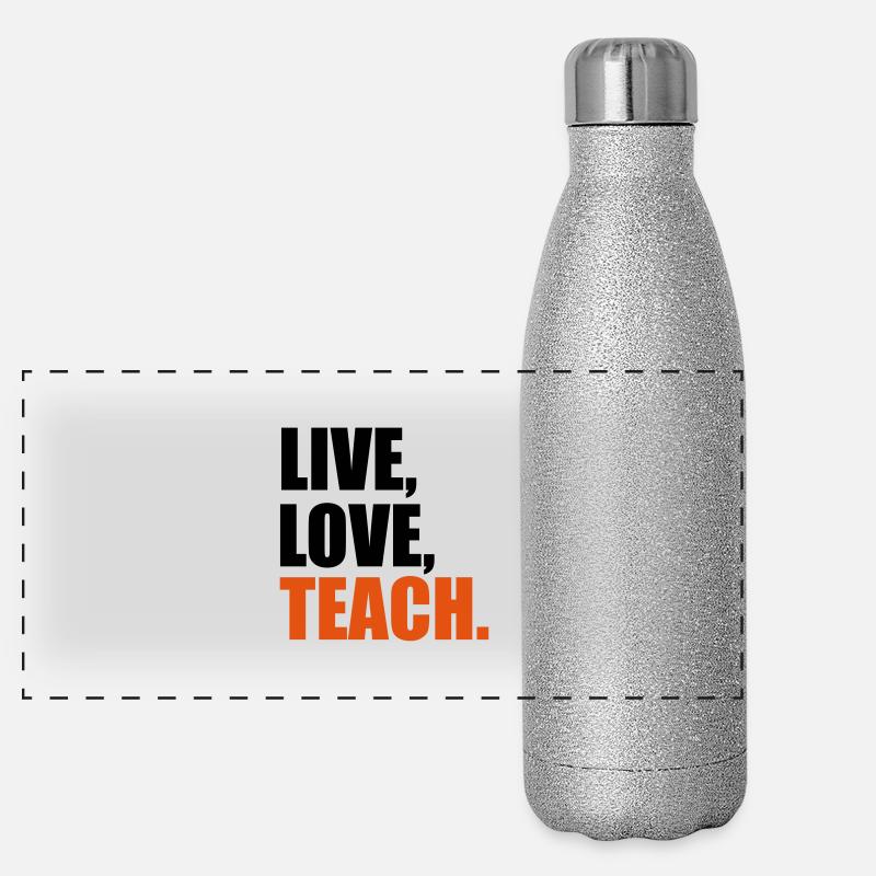 teacher Panoramic Glitter Thermal Bottle 500 ml