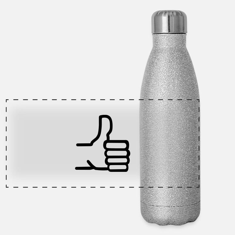 Thumbs up Panoramic Glitter Thermal Bottle 500 ml