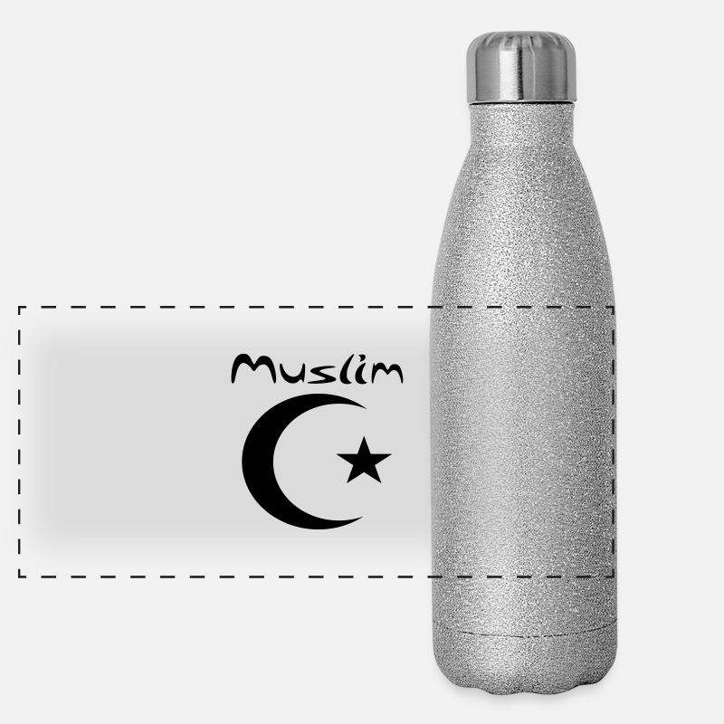 muslim Panorama Glitzer Isolierflasche 500 ml