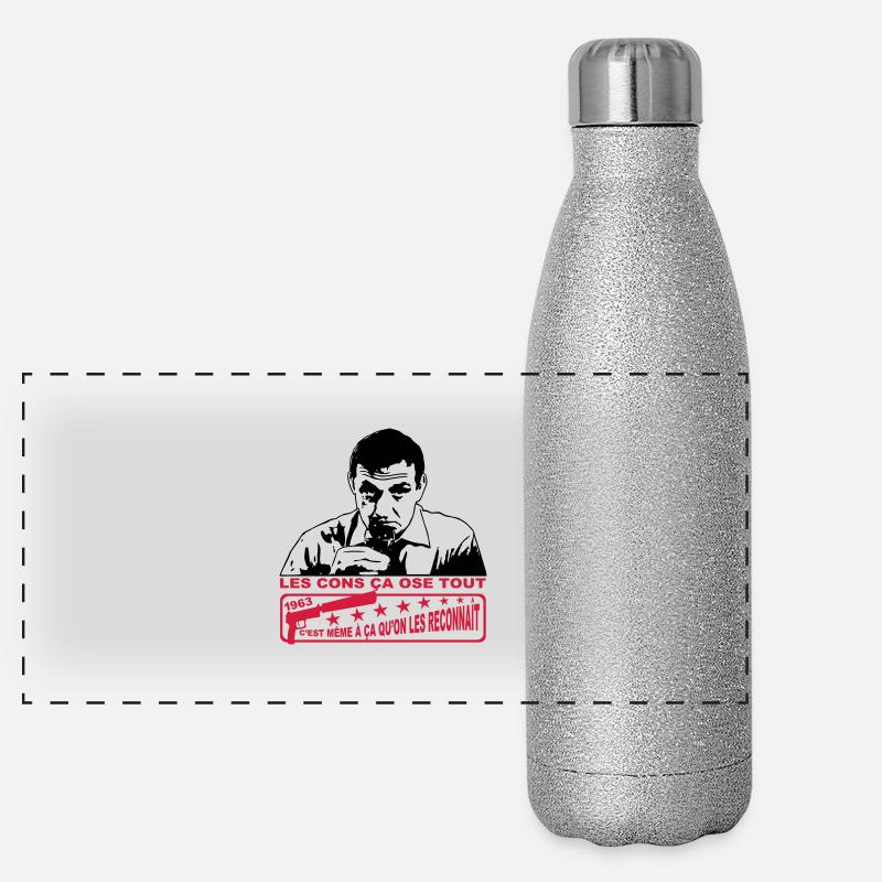 les cons ça ose tout 1963 lino ventura Gourde isotherme panoramique pailletée 500 ml