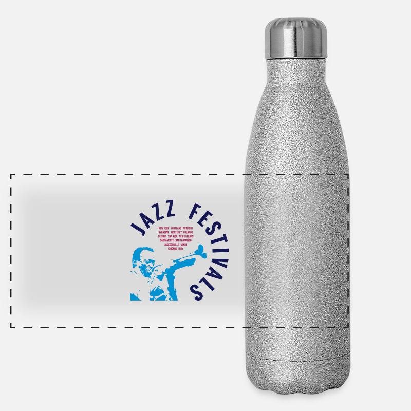 JAZZ FESTIVALS Panoramic Glitter Thermal Bottle 500 ml