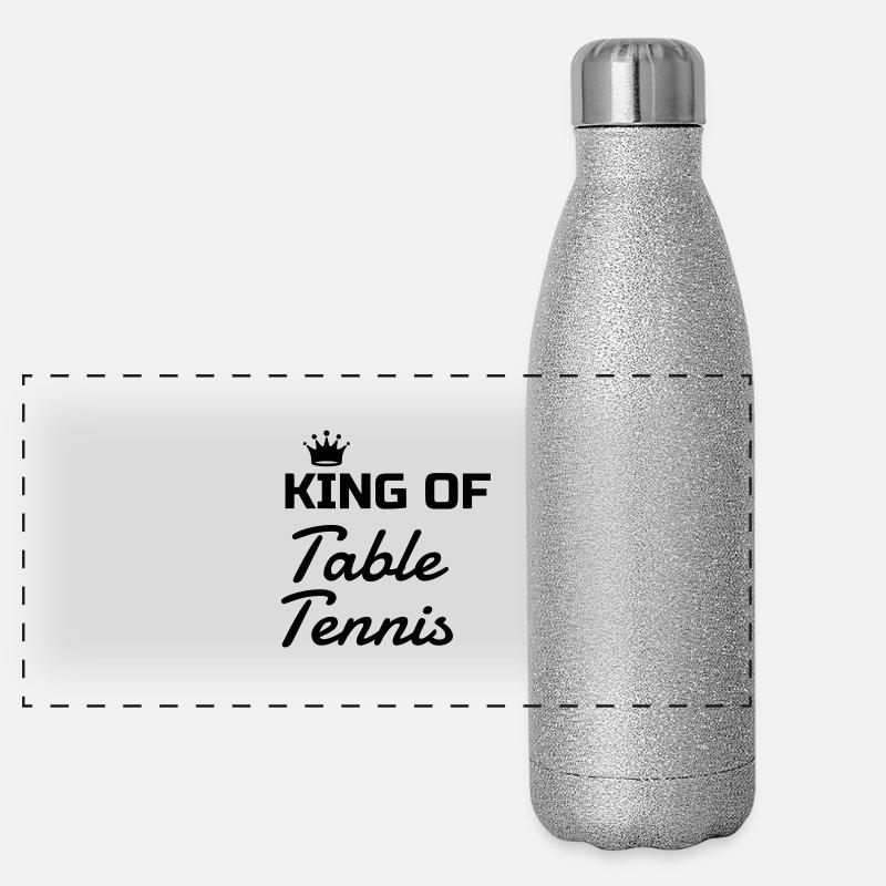 Table Tennis - Ping Pong - Sport - Racket - Ball Panoramic Glitter Thermal Bottle 500 ml