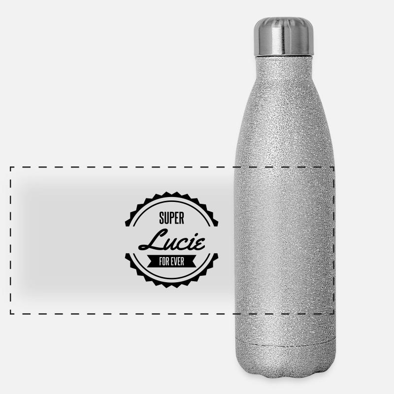 super lucie prénom Gourde isotherme panoramique pailletée 500 ml