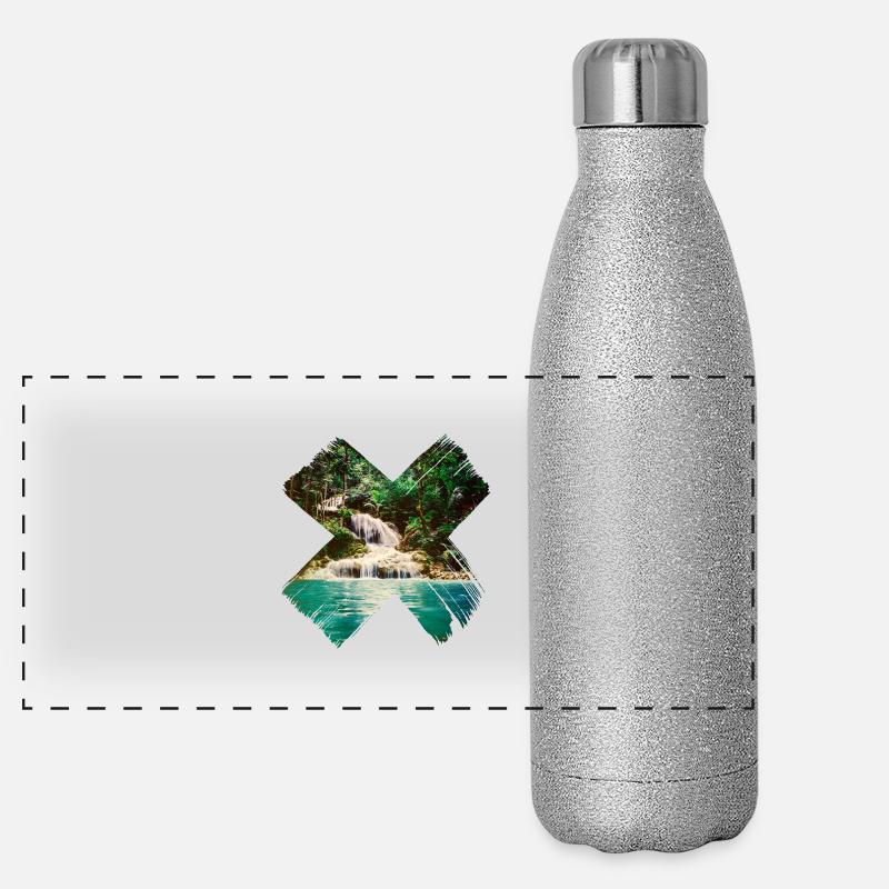 Paradise Panoramic Glitter Thermal Bottle 500 ml