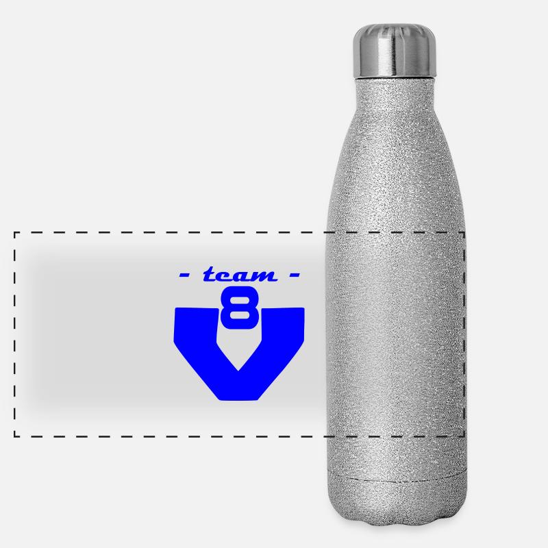 team v8 Gourde isotherme panoramique pailletée 500 ml
