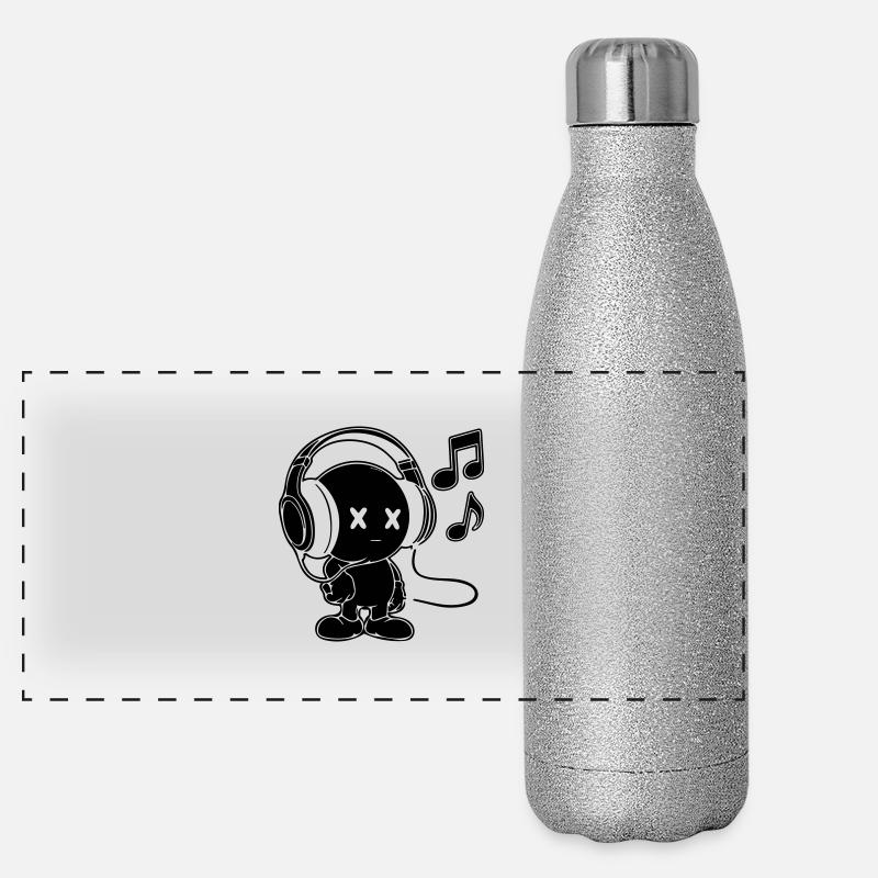 music dude Panoramic Glitter Thermal Bottle 500 ml