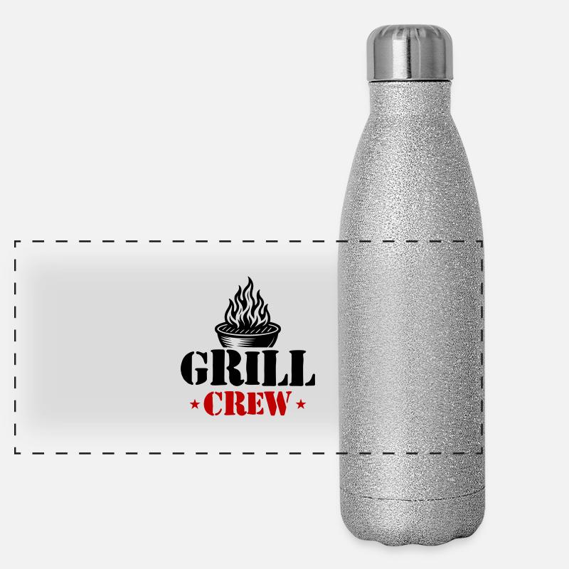 Grillades Crew Grillades Gourde isotherme panoramique pailletée 500 ml