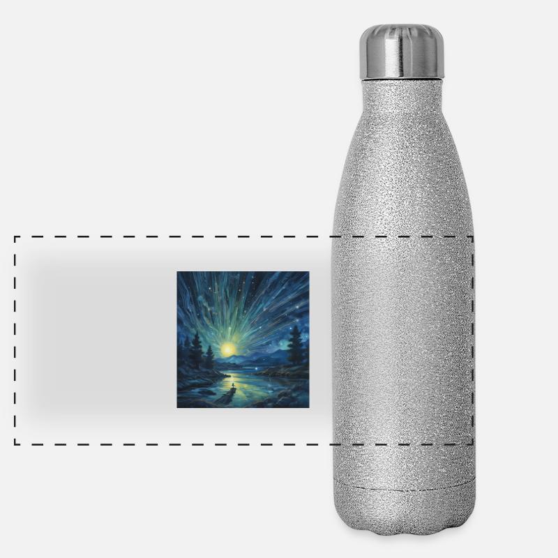 Cosmic Flood Panoramic Glitter Thermal Bottle 500 ml