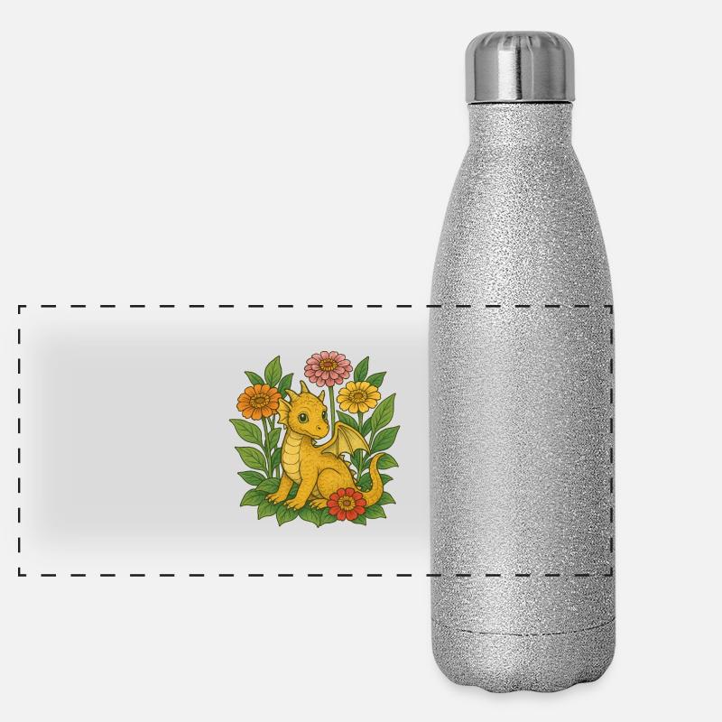 Dragon Gourde isotherme panoramique pailletée 500 ml