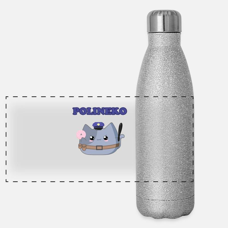 Polineko Panorama Glitzer Isolierflasche 500 ml