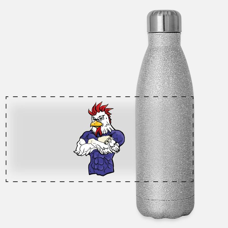 l'equipe Panorama Glitzer Isolierflasche 500 ml