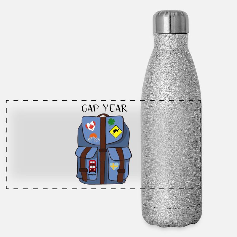 Gap Year Panorama Glitzer Isolierflasche 500 ml