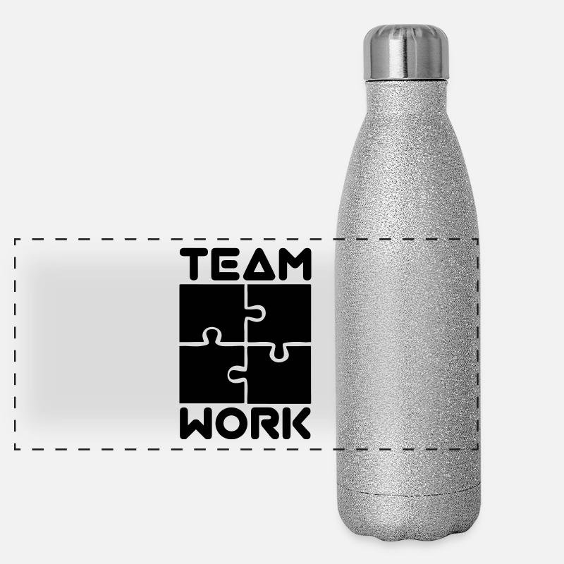 Travail d'équipe - Chemise Gourde isotherme panoramique pailletée 500 ml