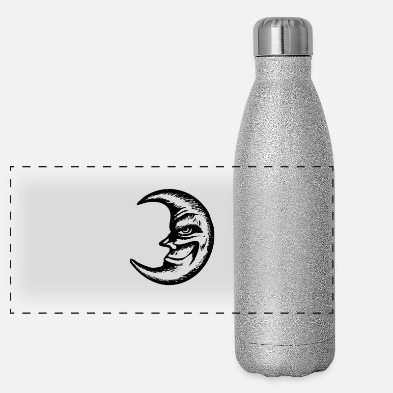 lune Gourde isotherme panoramique pailletée 500 ml