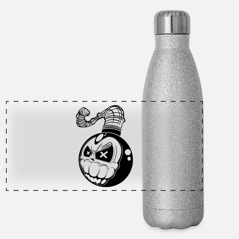 Bombe Gourde isotherme panoramique pailletée 500 ml