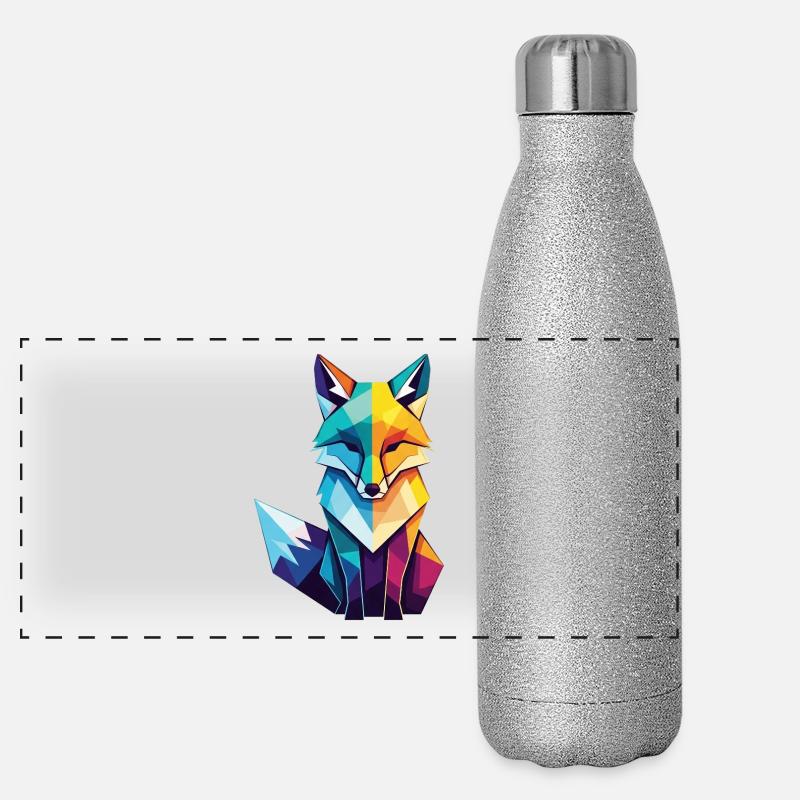 Renard Gourde isotherme panoramique pailletée 500 ml