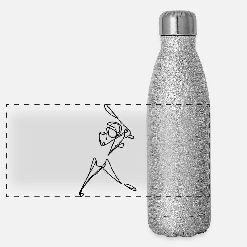 Cricketer Gourde isotherme panoramique pailletée 500 ml