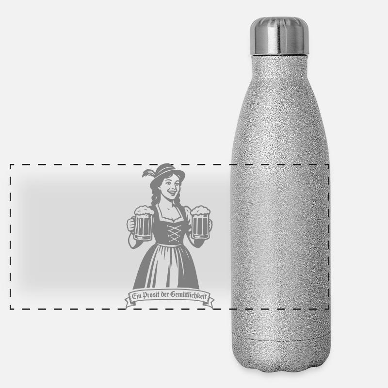 Ein Prosit der Gemütlichkeit Gourde isotherme panoramique pailletée 500 ml