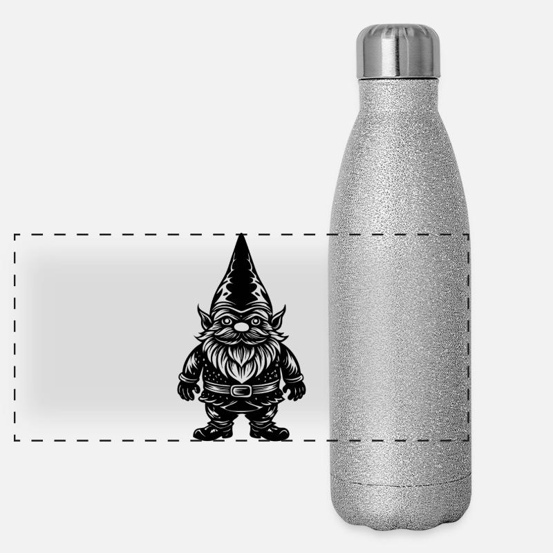 Gnome Panorama Glitzer Isolierflasche 500 ml