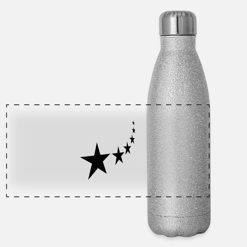 shooting star Panoramic Glitter Thermal Bottle 500 ml