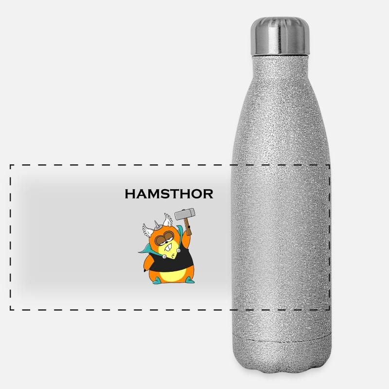 Hamsthor Panorama Glitzer Isolierflasche 500 ml