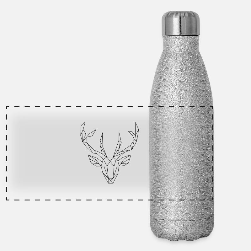 Rennes Panorama Glitzer Isolierflasche 500 ml