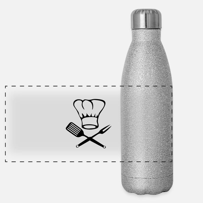 cuisinier Gourde isotherme panoramique pailletée 500 ml