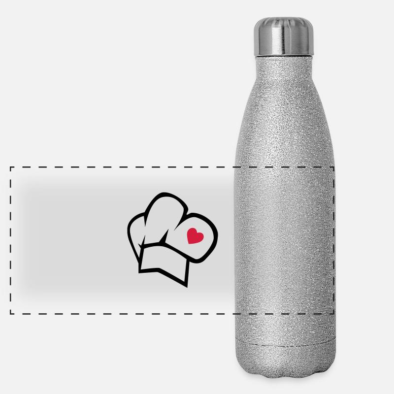 cuisinier Gourde isotherme panoramique pailletée 500 ml