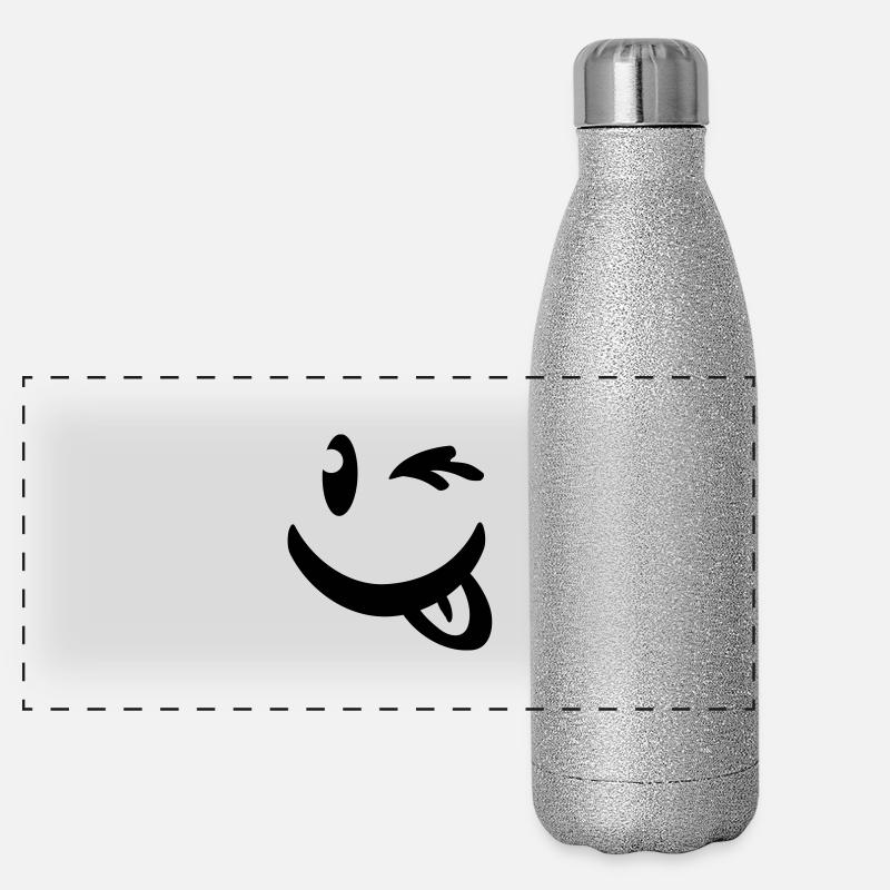 smiley_illu_c1 Panorama Glitzer Isolierflasche 500 ml