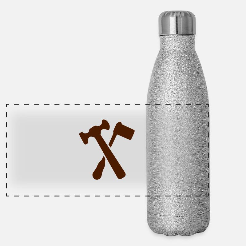 Klempner Panorama Glitzer Isolierflasche 500 ml