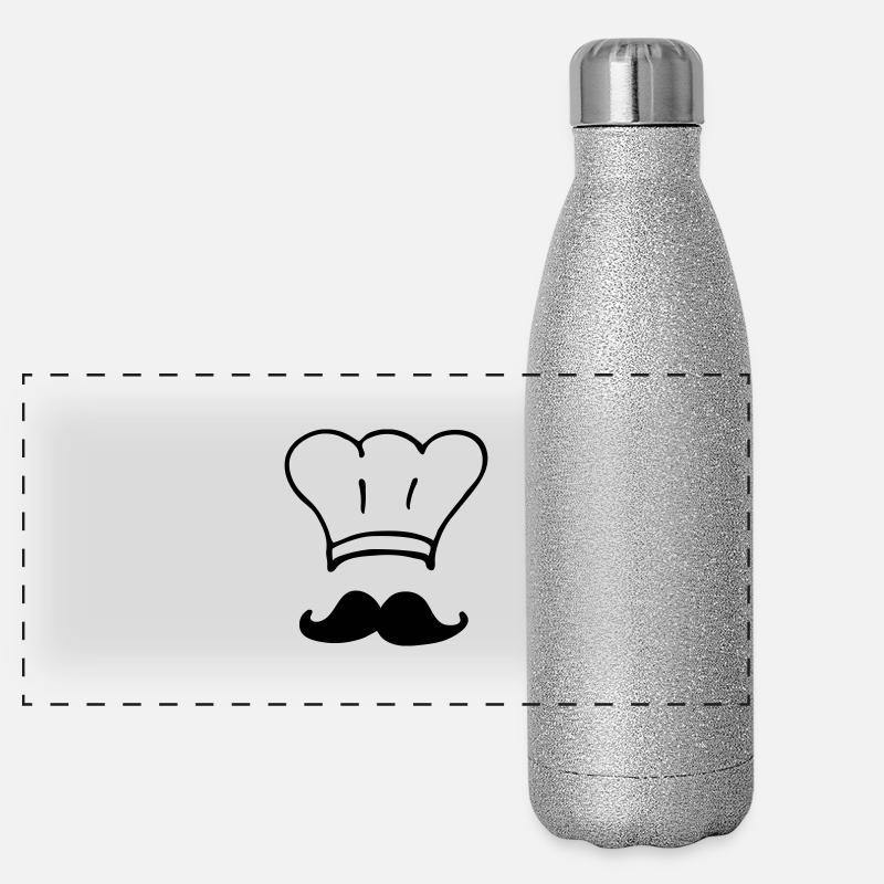 cuisinier Gourde isotherme panoramique pailletée 500 ml