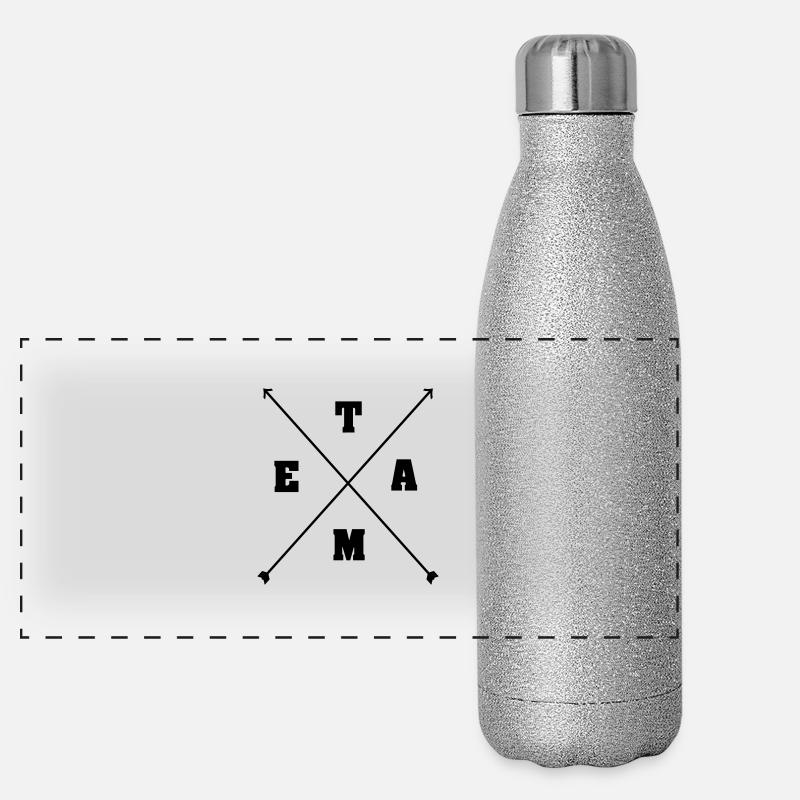 team__d Panorama Glitzer Isolierflasche 500 ml