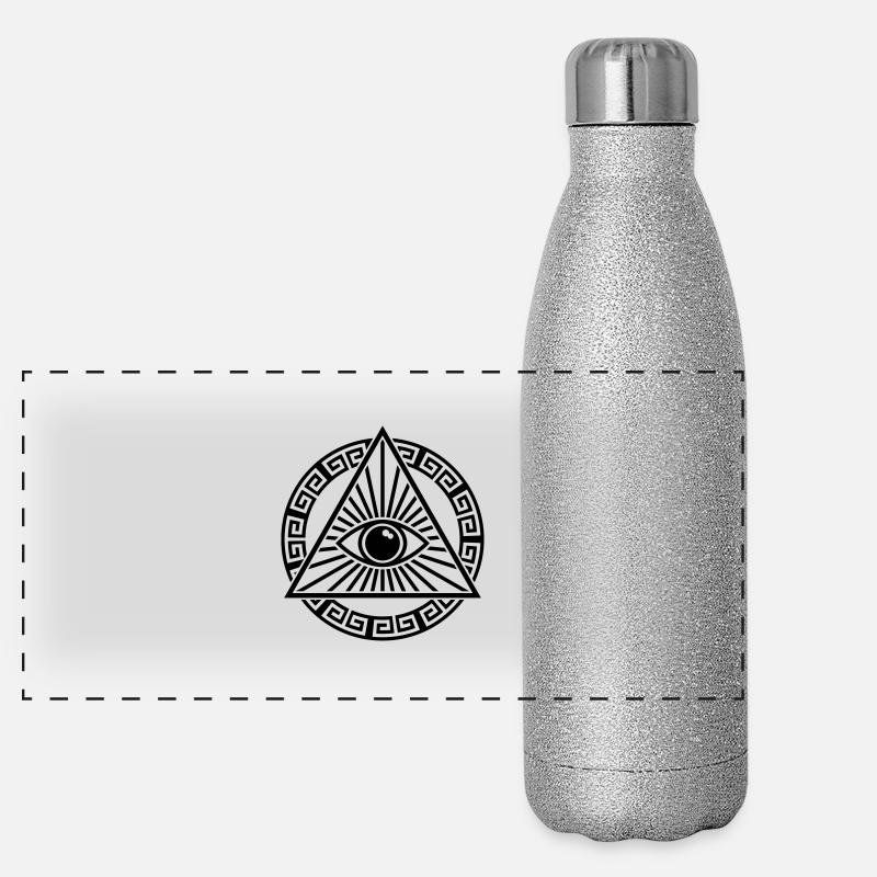 ALL SEEING EYE Panoramic Glitter Thermal Bottle 500 ml