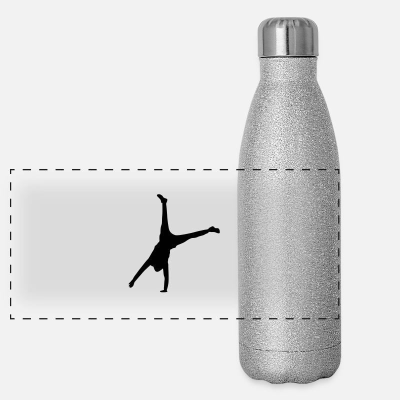 handstand move Panorama Glitzer Isolierflasche 500 ml