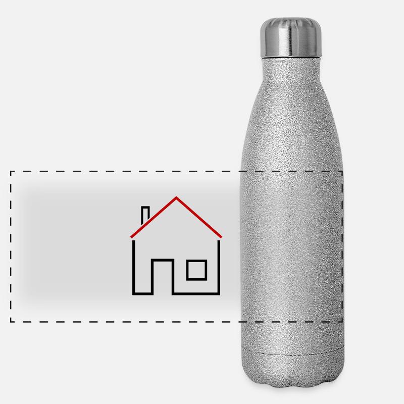 Maison Gourde isotherme panoramique pailletée 500 ml