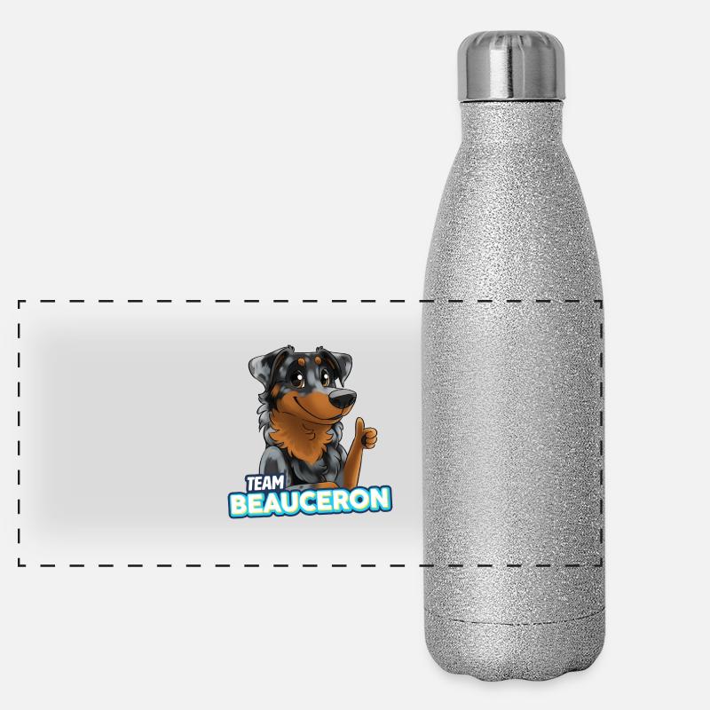 TEAM Beauceron - Harlequin Panoramic Glitter Thermal Bottle 500 ml