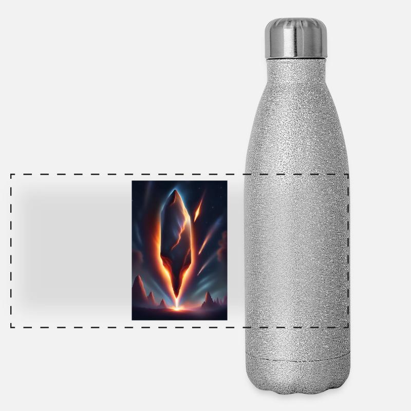 Météorite froide Gourde isotherme panoramique pailletée 500 ml