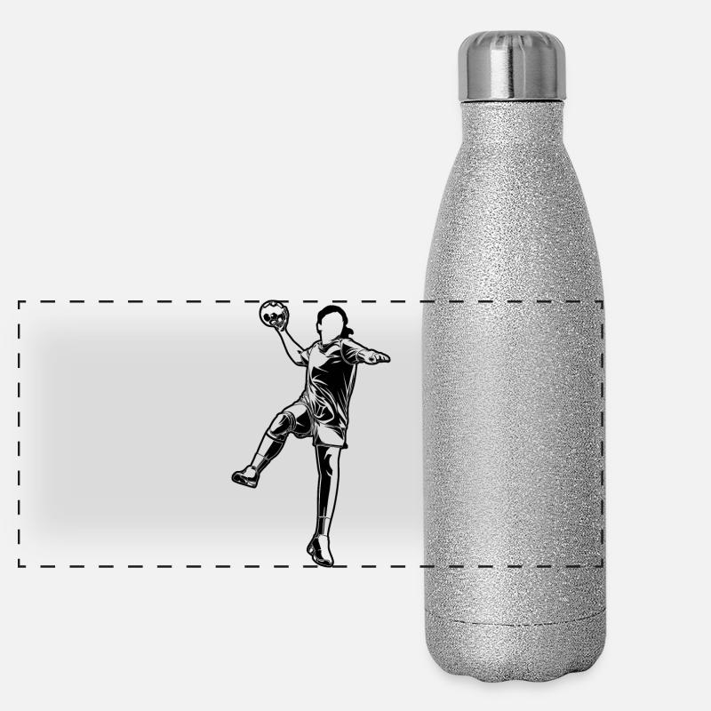 Filles de handball Gourde isotherme panoramique pailletée 500 ml