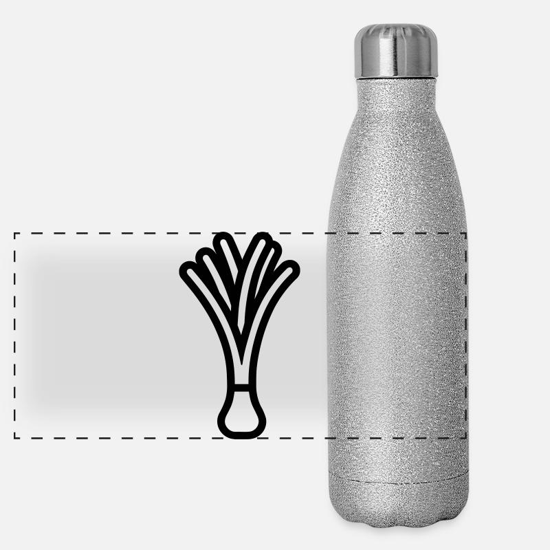 Lauch Panorama Glitzer Isolierflasche 500 ml