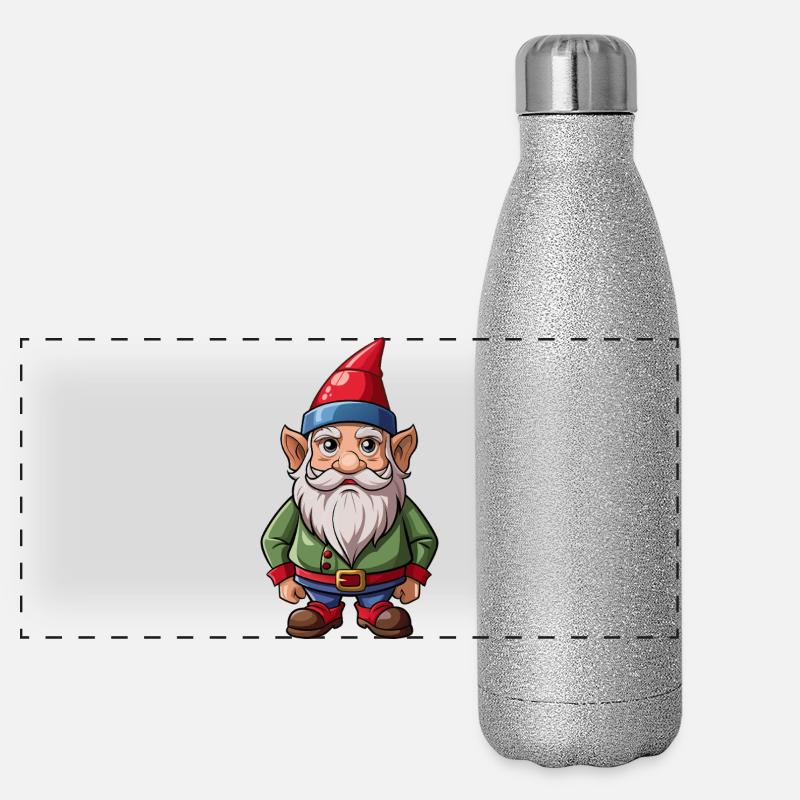 Gnome Panoramic Glitter Thermal Bottle 500 ml