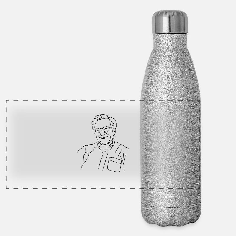 Noam Chomsky Panoramic Glitter Thermal Bottle 500 ml