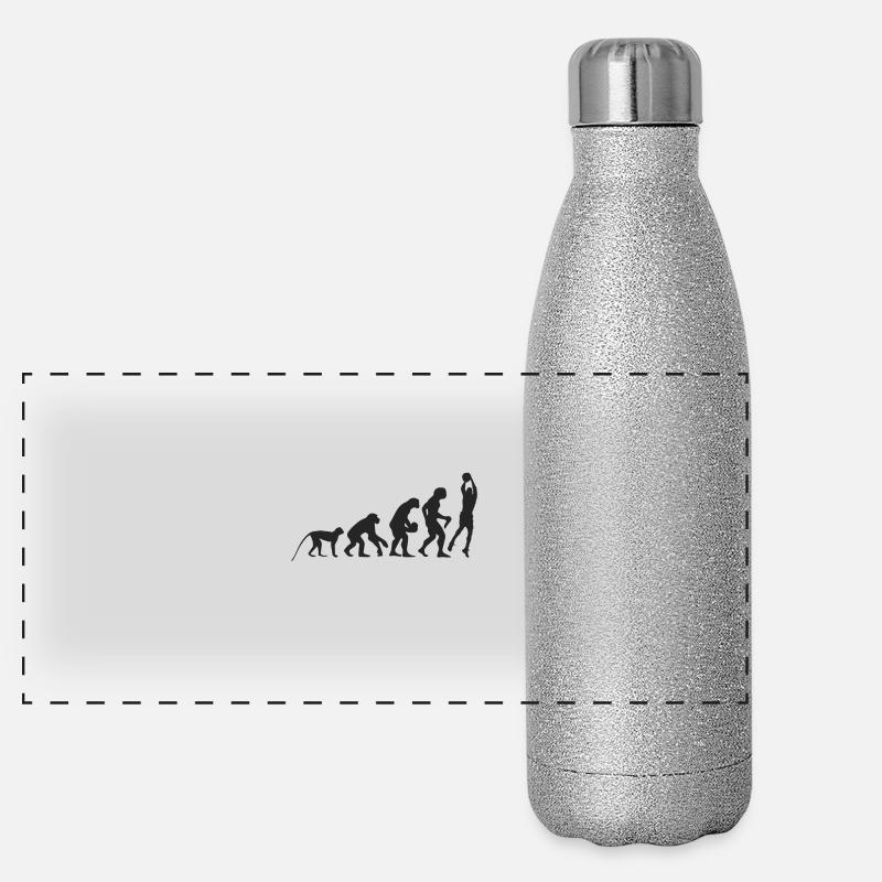 Evolution Basketball Panoramic Glitter Thermal Bottle 500 ml