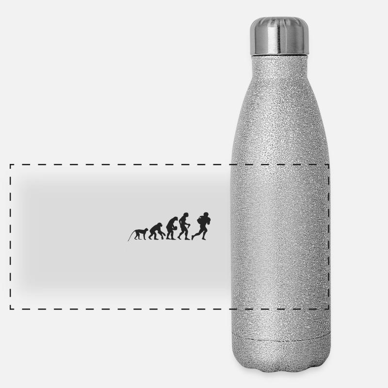 Evolution Football Gourde isotherme panoramique pailletée 500 ml