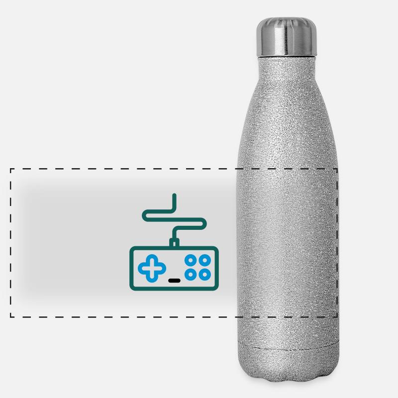 Jeux / eSports / contrôleur Gourde isotherme panoramique pailletée 500 ml