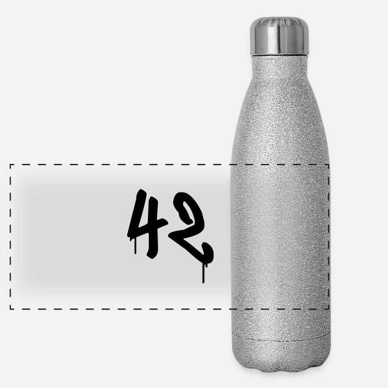 Tag : 42 Panorama Glitzer Isolierflasche 500 ml