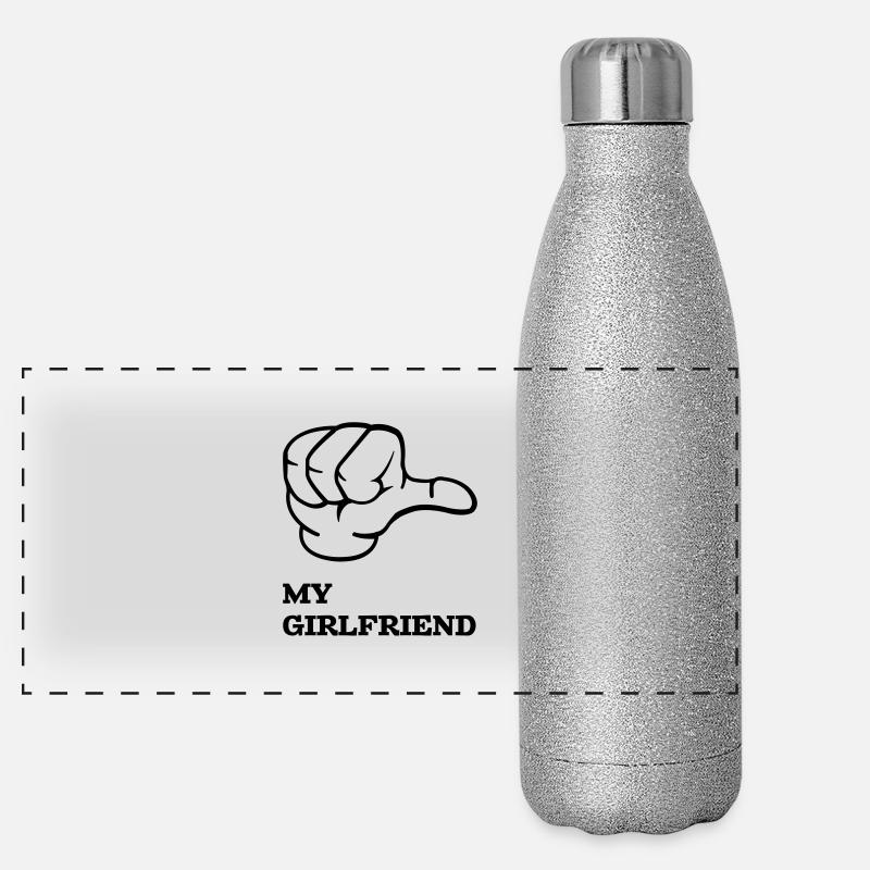 my_girlfriend Panorama Glitzer Isolierflasche 500 ml