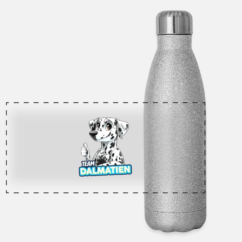 TEAM Dalmatien - Noir Gourde isotherme panoramique pailletée 500 ml